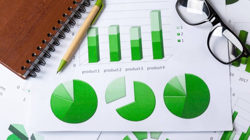 Business Charts Green Business Charts Green